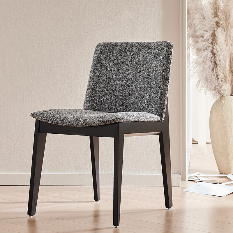 GDC Nordic Solid Wood Dining Chair with Soft Cotton