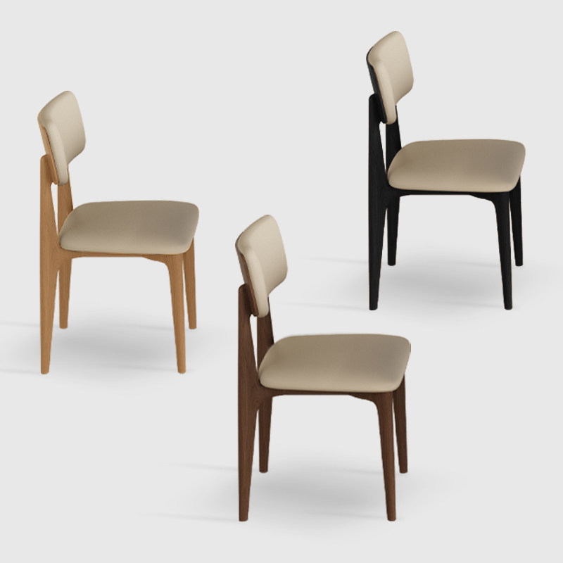 GDC Solid Wood Dining Chair Home Italian Minimalist Retro